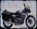 Bmw R100Rs 82 Motorbike Vintage Aged A4 Photo Print