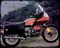Bmw R100Rt 79 2 Motorbike Vintage Aged A4 Photo Print