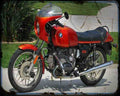 Bmw R100S 77 Motorbike Vintage Aged A4 Photo Print