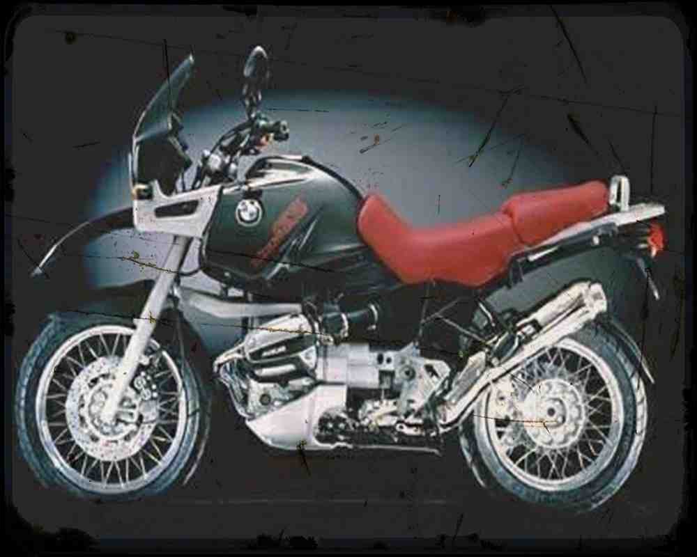 Bmw R1100Gs 94 1 Motorbike Vintage Aged A4 Photo Print