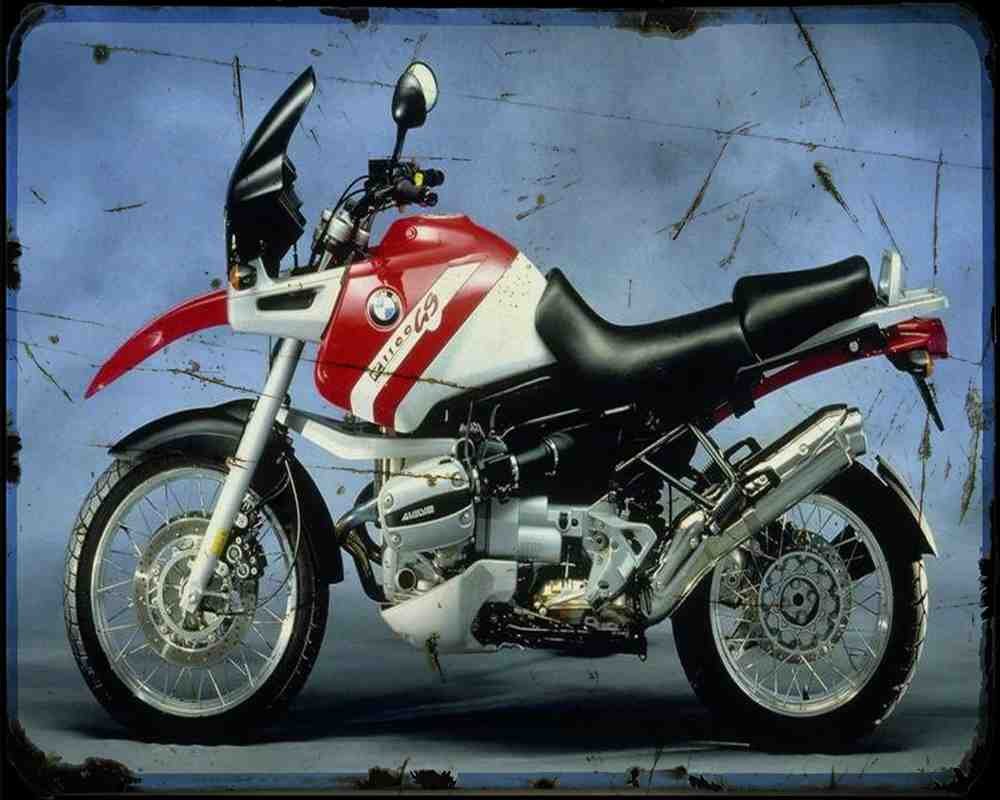 Bmw R1100Gs 94 6 Motorbike Vintage Aged A4 Photo Print