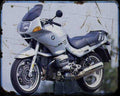 Bmw R1100Rs 93 4 Motorbike Vintage Aged A4 Photo Print