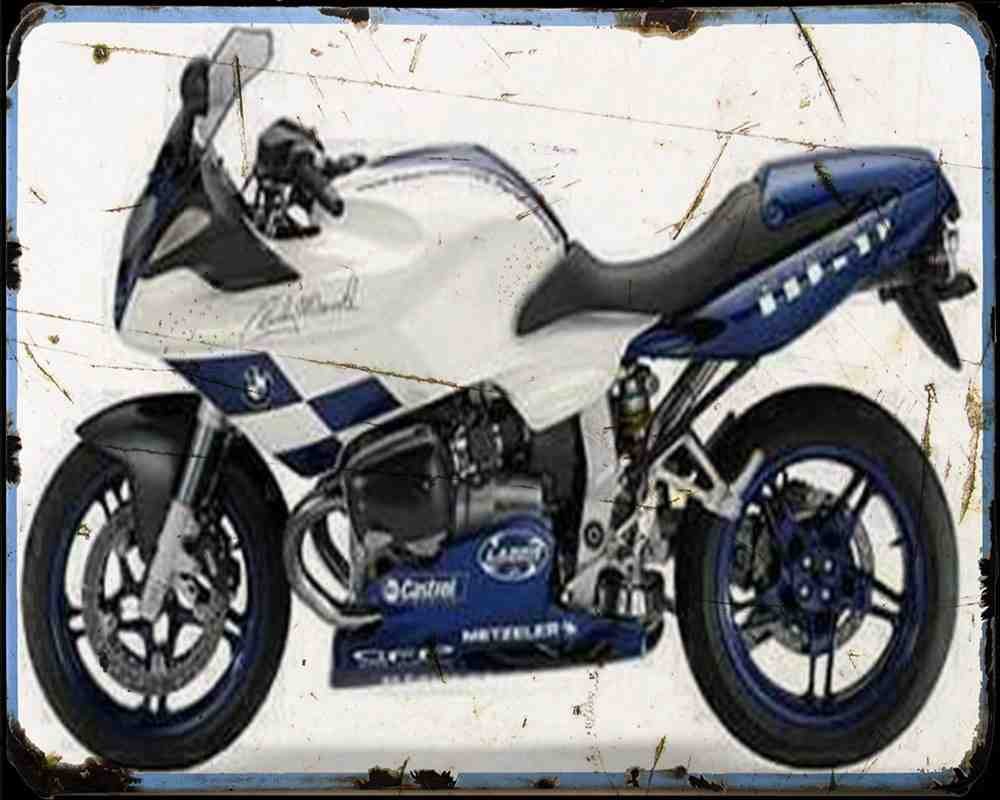 Bmw R1100S Boxercup 3 Motorbike Vintage Aged A4 Photo Print