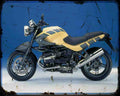 Bmw R1150R 2 Motorbike Vintage Aged A4 Photo Print