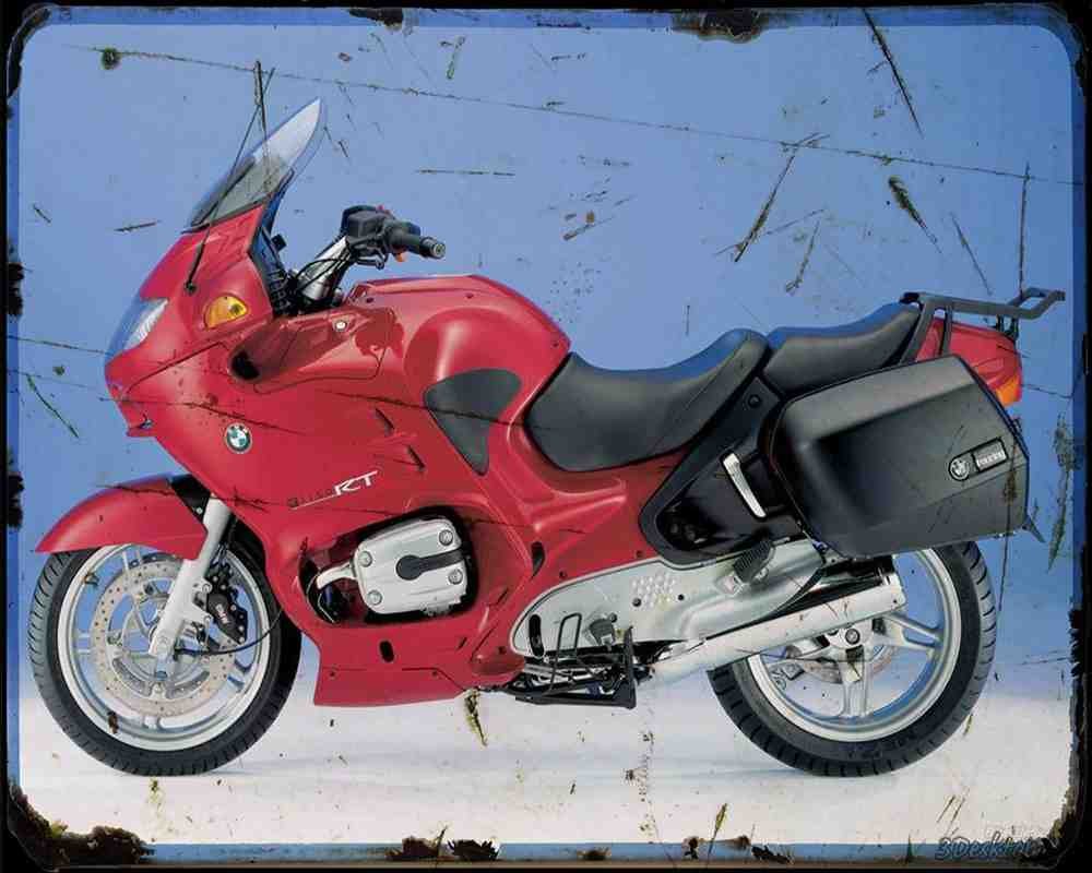 Bmw R1150Rt 01 4 Motorbike Vintage Aged A4 Photo Print