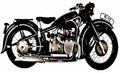 Bmw R12 motorbike A4 Photo Print