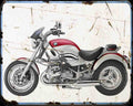 Bmw R1200C Independent 1 Motorbike Vintage Aged A4 Photo Print
