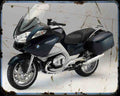 Bmw R1200Rt 12 2 Motorbike Vintage Aged A4 Photo Print