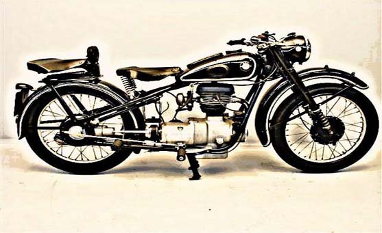 Bmw R23 motorbike A4 Photo Print