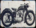 Bmw R25 2 1 Motorbike Vintage Aged A4 Photo Print