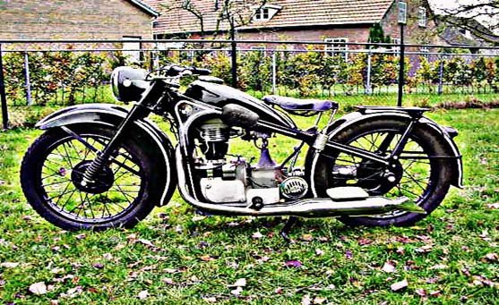 Bmw R35 motorbike A4 Photo Print
