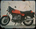 Bmw R45 78 Motorbike Vintage Aged A4 Photo Print