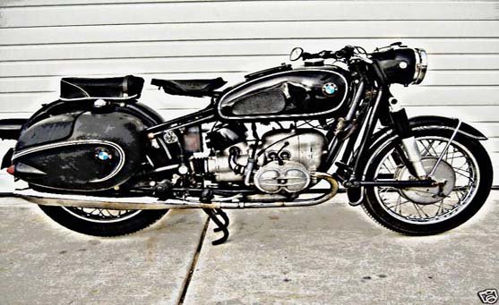 Bmw R50S motorbike A4 Photo Print