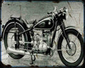 Bmw R51 2 Motorbike Vintage Aged A4 Photo Print