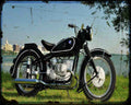 Bmw R51 3 1 Motorbike Vintage Aged A4 Photo Print