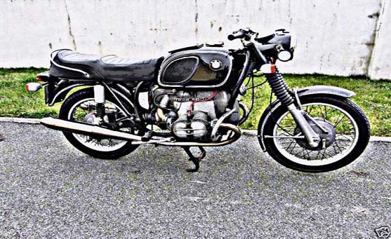 Bmw R60 5 motorbike A4 Photo Print