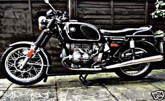 Bmw R606 motorbike A4 Photo Print