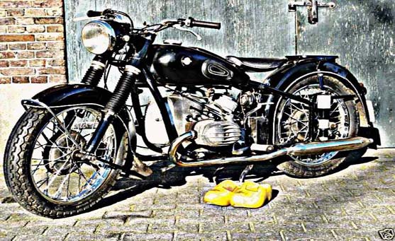 Bmw R68 motorbike A4 Photo Print