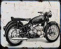 Bmw R69S 55 Motorbike Vintage Aged A4 Photo Print