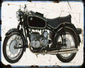 Bmw R69S 61 Motorbike Vintage Aged A4 Photo Print