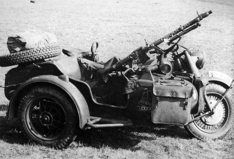 Bmw R75 Military A4 Photo Print