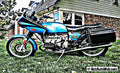 Bmw R757 motorbike A4 Photo Print