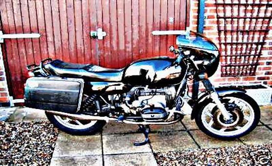 Bmw R80 Classic motorbike A4 Photo Print