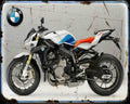Bmw S1000Rs Motorbike Vintage Aged A4 Photo Print