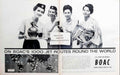 Boac Jet Routes Vintage Retro Advert Poster A4 Photo Print