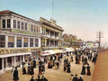 Board Walk Atlantic City 1900 Vintage A4 Photo Print
