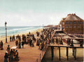 Board Walk Atlantic City 1900b Vintage A4 Photo Print