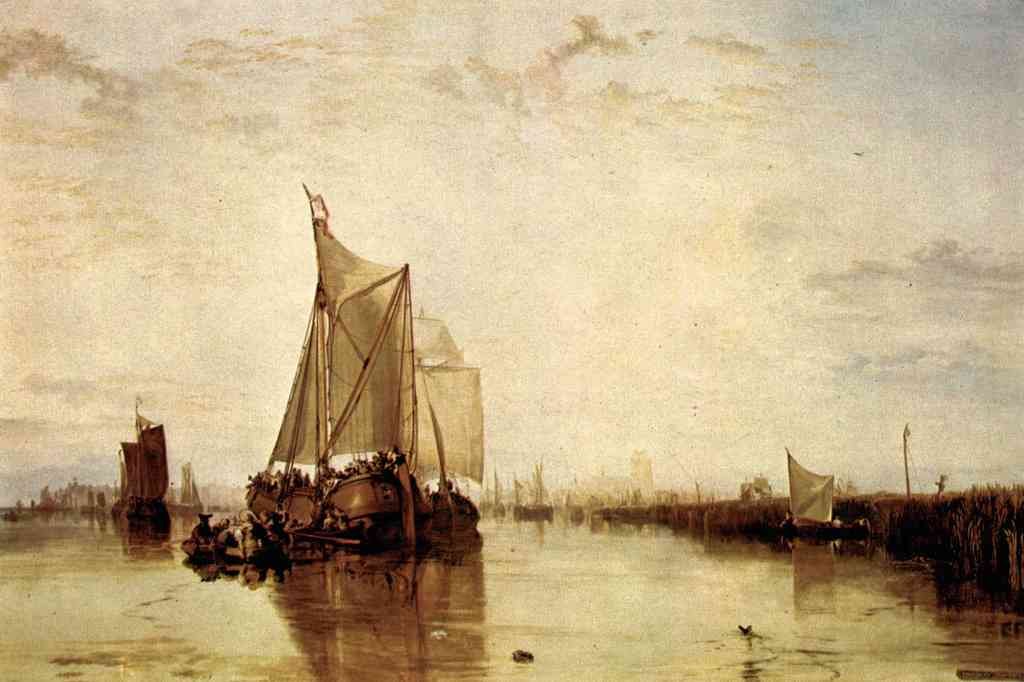 Boat In Rotterdam Joseph Mallord Turner A4 Photo Print