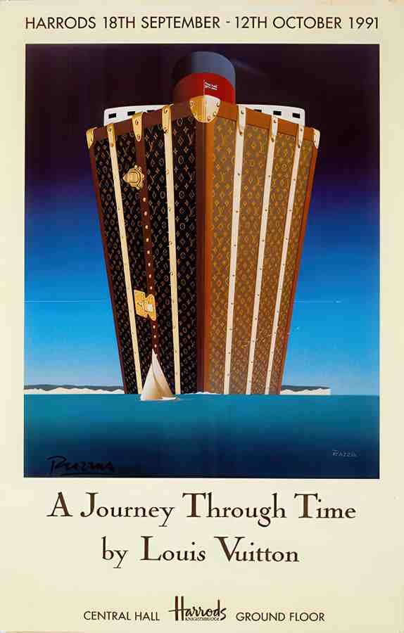 Boat Vintage Advert A4 Photo Print