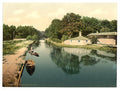 Boating at Camberley Vintage A4 Photo Print