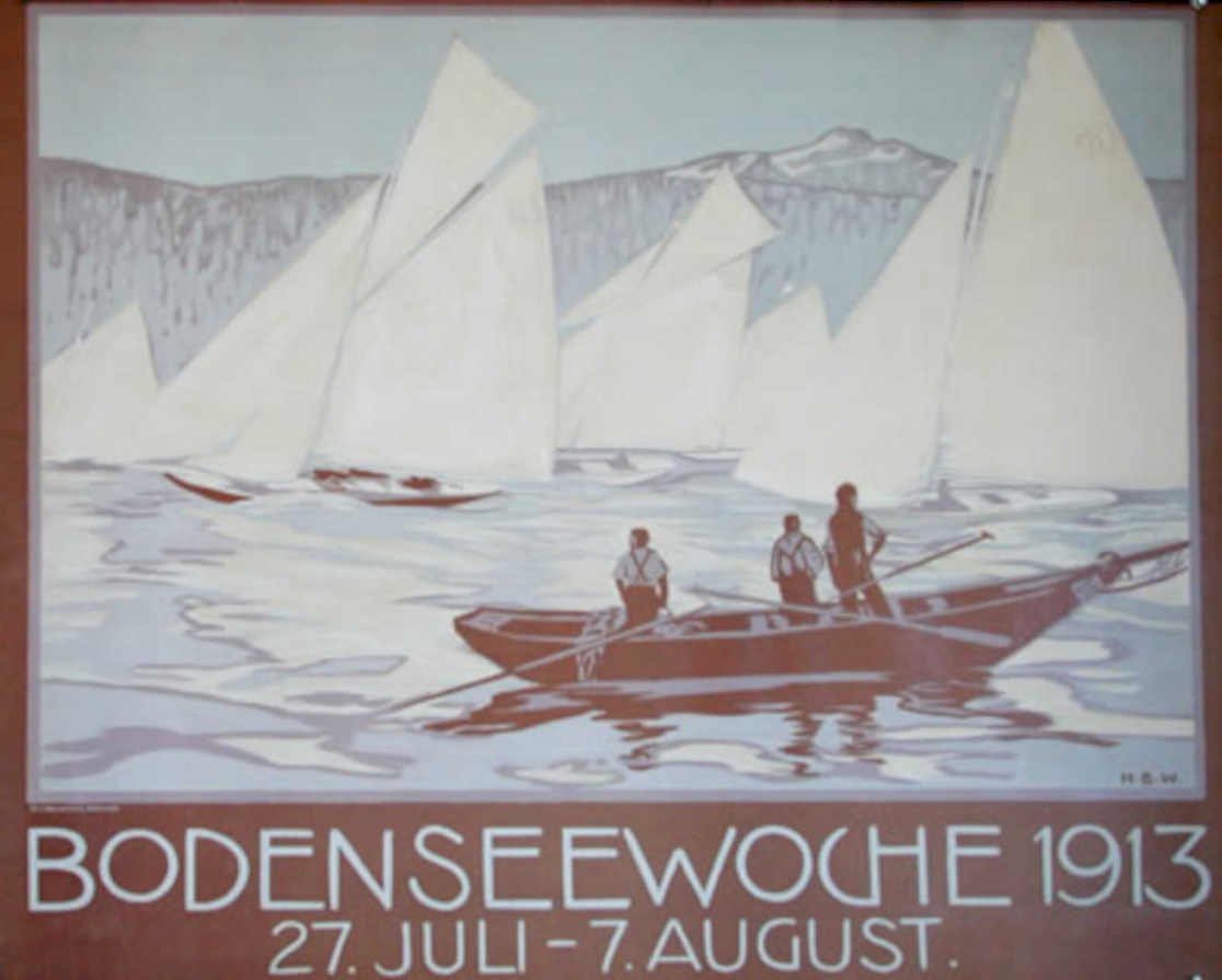 Boats Lake 1913 Vintage Retro Advert Poster A4 Photo Print
