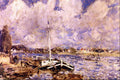 Boats On The Seine Renoir Impressionism A4 Photo Print