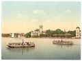 Boats at Uhlenhouster Ferry Hamburg Vintage A4 Photo Print