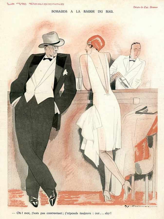 Bobards A La Bar Vintage Advert A4 Photo Print