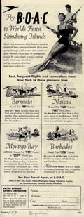 Boca Caribbean Trip Vintage Retro Advert Ads A4 Photo Print