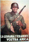 BoccasileHandshake Vintage Advert A4 Photo Print