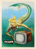 BoccasileIrradio Vintage Advert A4 Photo Print