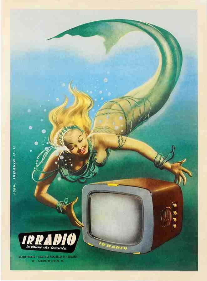 BoccasileIrradio Vintage Advert A4 Photo Print