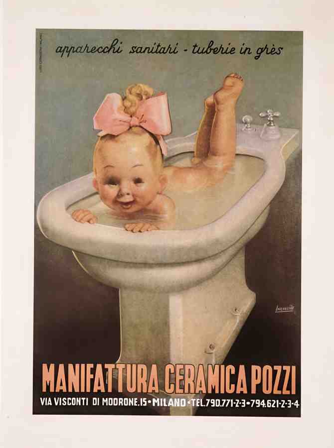 BoccasilePozzi Vintage Advert A4 Photo Print