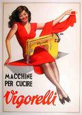 BoccasileVigorelli Vintage Advert A4 Photo Print