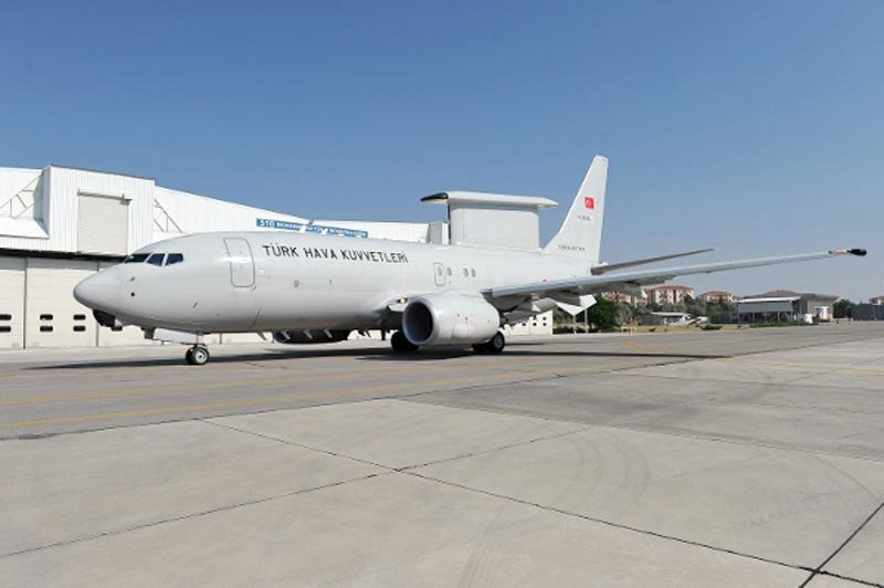 Boeing 737 Peace Eagle Awacs Aircraft Military A4 Photo Print