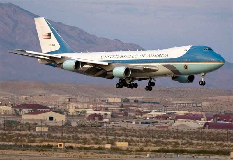 Boeing 747 Jumbo Jet 2 Military A4 Photo Print