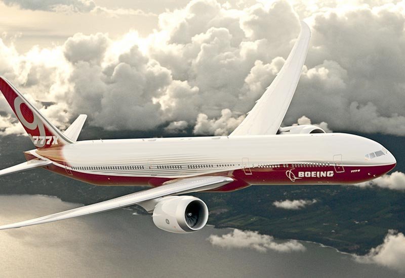 Boeing 777x Passenger Jet Airliner 4 Military A4 Photo Print