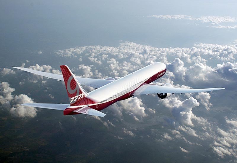 Boeing 777x Passenger Jet Airliner 5 Military A4 Photo Print