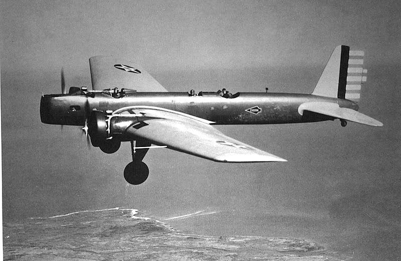 Boeing B9 Military A4 Photo Print