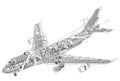 Boeing E 4 cutaway A4 Photo Print